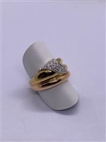 Anello Artigianale Donna in Oro giallo Diamante 0.20 Ct FGA65 - FGA65